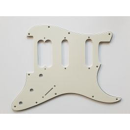 Stratocaster humbucker HSS guitar pickguard 3ply parchment