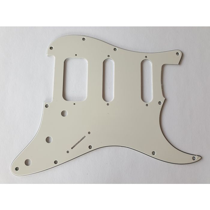 Stratocaster HSS pickguard 3ply parchment fits Fender